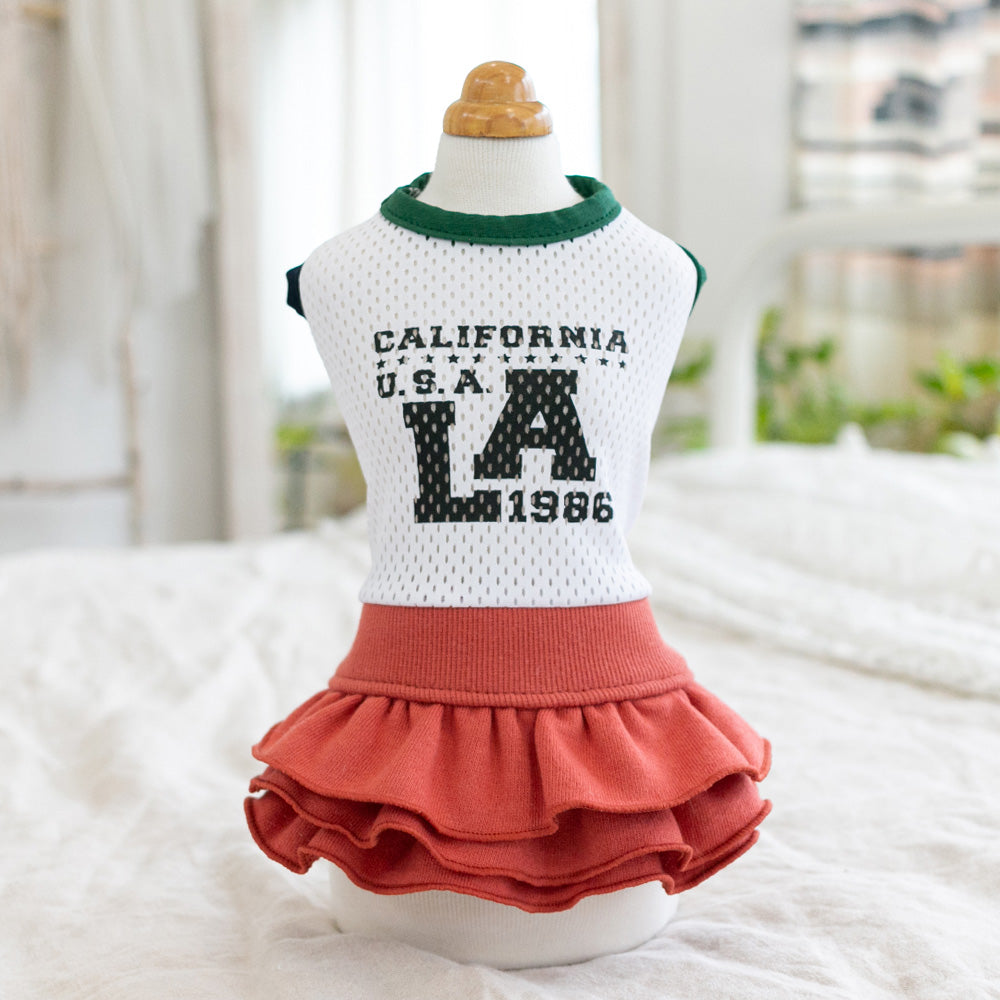 Cheerleader LA Skirt / Brick