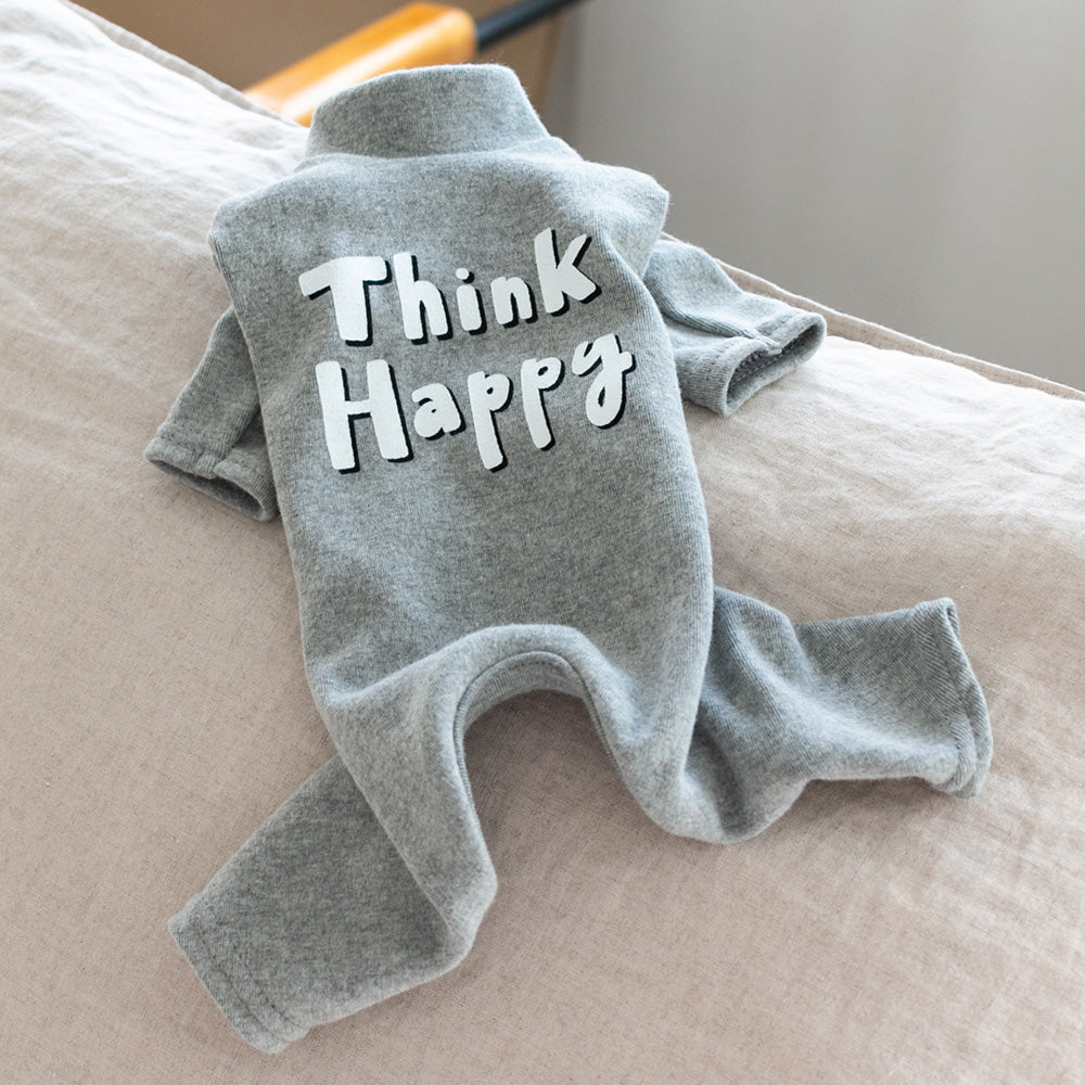 Think Happy Jumpsuit / Grey